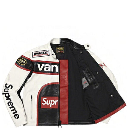 Supreme Yohji Yamamoto Vanson Leathers Split Jacket White