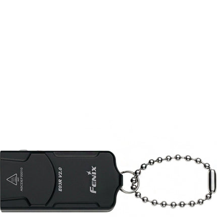 Supreme x Fenix E03R Flashlight Keychain Black