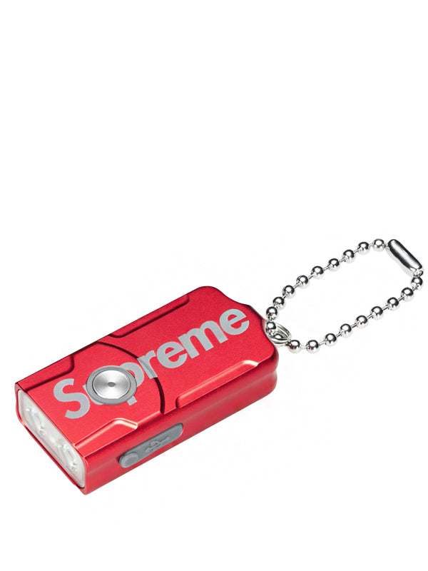 Supreme x Fenix E03R Flashlight Keychain