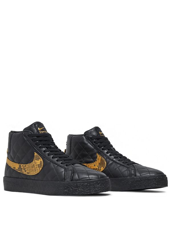 Supreme x Nike Zoom Blazer Mid SB Black Snakeskin