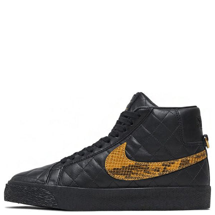 Supreme x Nike Zoom Blazer Mid SB Black Snakeskin