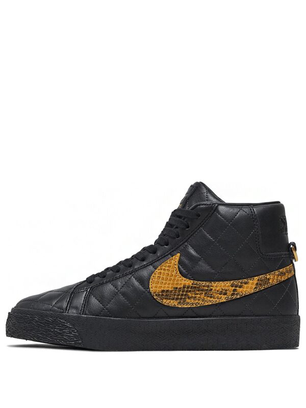 Supreme x Nike Zoom Blazer Mid SB Black Snakeskin