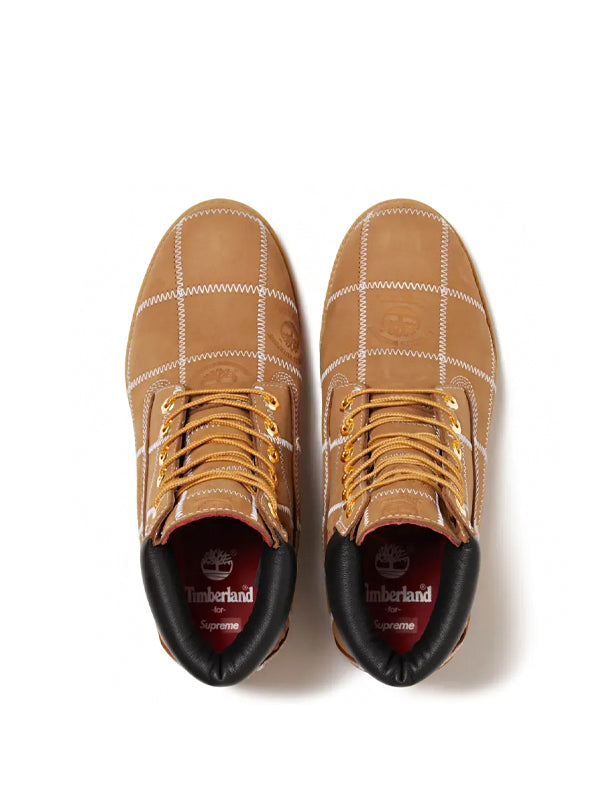 Supreme x Timberland Bota 6 Premium Waterproof Wheat