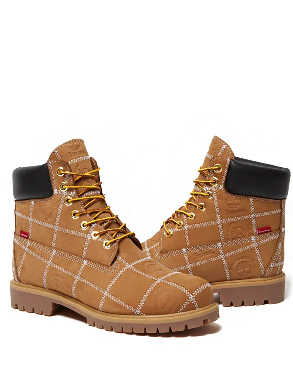 Supreme x Timberland Bota 6 Premium Waterproof Wheat