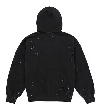 Supreme MM6 Maison Margiela Box Logo Zip Up Hooded Sweatshirt Black