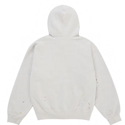Supreme MM6 Maison Margiela Box Logo Zip Up Hooded Sweatshirt White