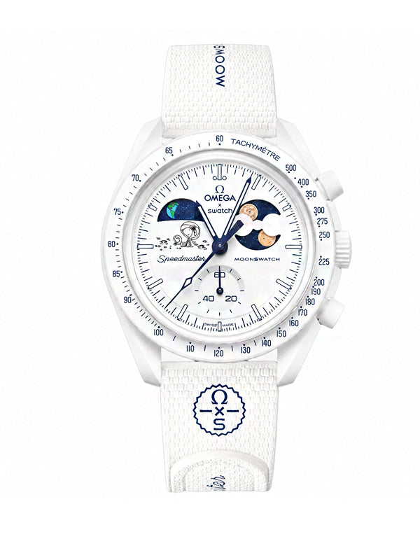 Swatch x Omega Bioceramic Mission To Earthphase Moonshine Gold Cold Moon