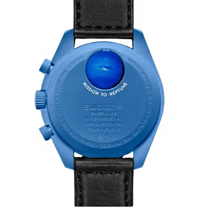 Swatch x Omega Relógio Bioceramic Moonswatch Mission to Neptune