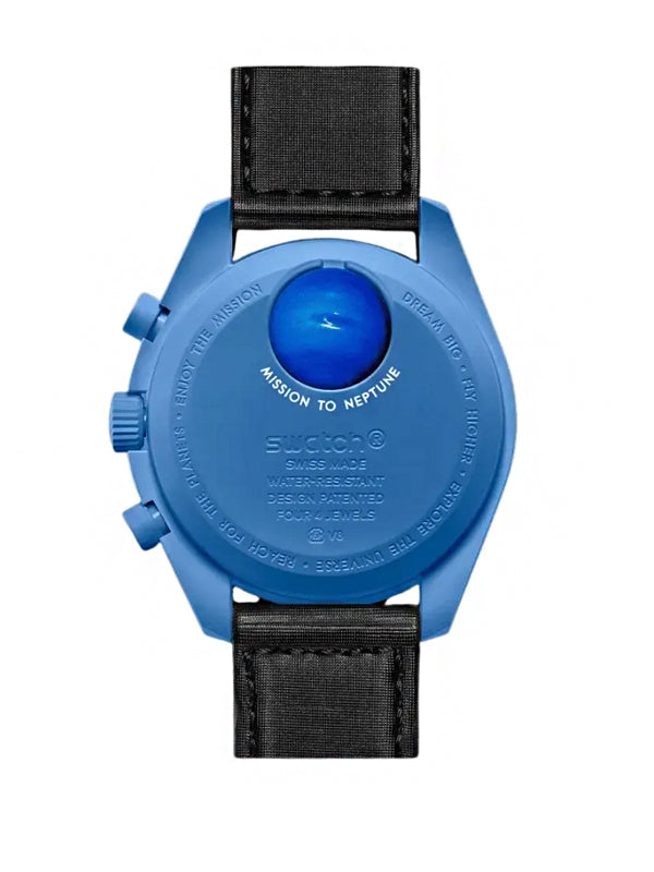 Swatch x Omega Relógio Bioceramic Moonswatch Mission to Neptune