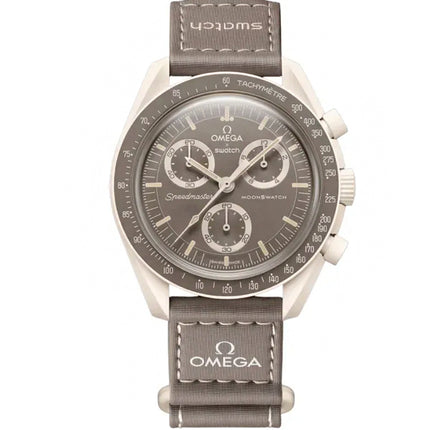 Swatch x Omega Bioceramic Moonswatch Mission On Earth Desert SO33T103