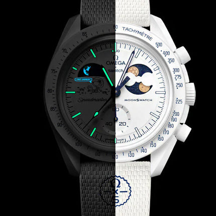 Swatch x Omega Bioceramic Mission To Earthphase Moonshine Gold Cold Moon