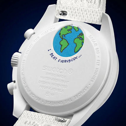 Swatch x Omega Bioceramic Mission To Earthphase Moonshine Gold Cold Moon