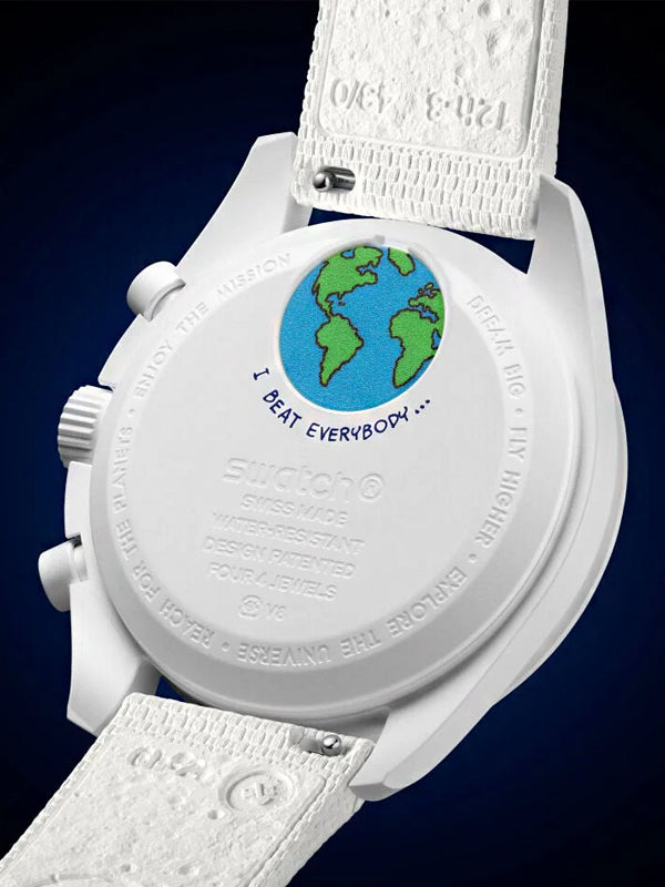 Swatch x Omega Bioceramic Mission To Earthphase Moonshine Gold Cold Moon