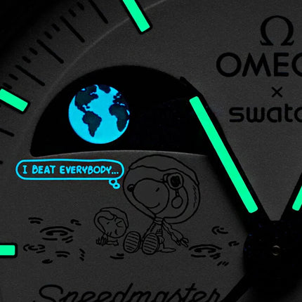 Swatch x Omega Bioceramic Mission To Earthphase Moonshine Gold Cold Moon