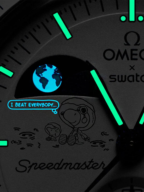 Swatch x Omega Bioceramic Mission To Earthphase Moonshine Gold Cold Moon