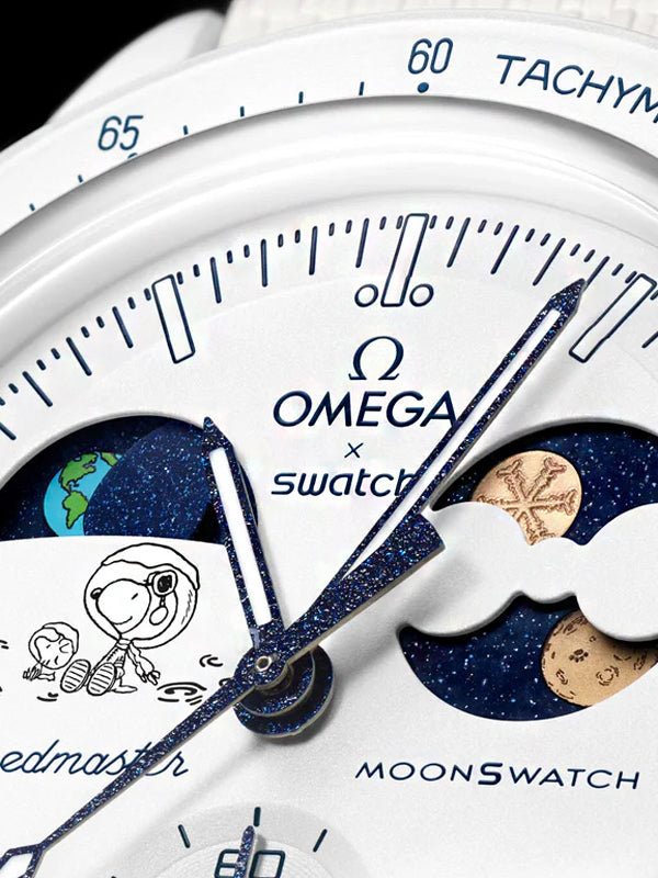 Swatch x Omega Bioceramic Mission To Earthphase Moonshine Gold Cold Moon