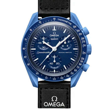 Swatch x Omega Relógio Bioceramic Moonswatch Mission to Neptune