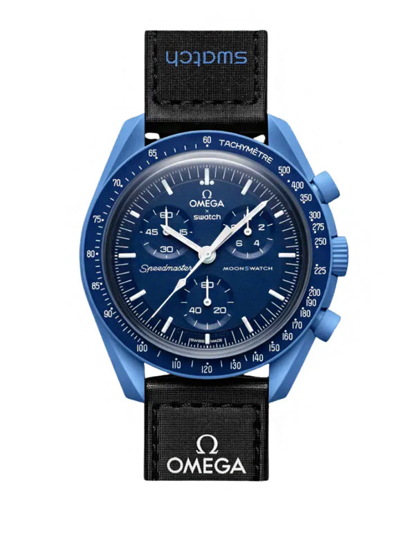 Swatch x Omega Relógio Bioceramic Moonswatch Mission to Neptune
