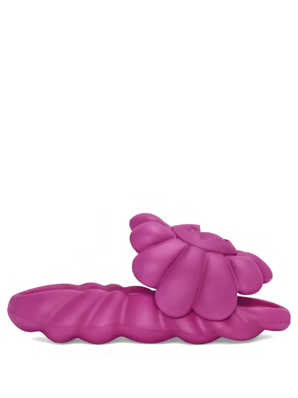 Takashi Murakami Ohana Full-Bloom Slide Raspberry Rose
