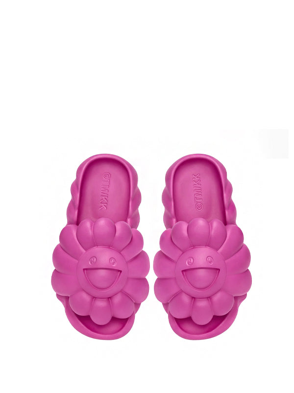 Takashi Murakami Ohana Full-Bloom Slide Raspberry Rose