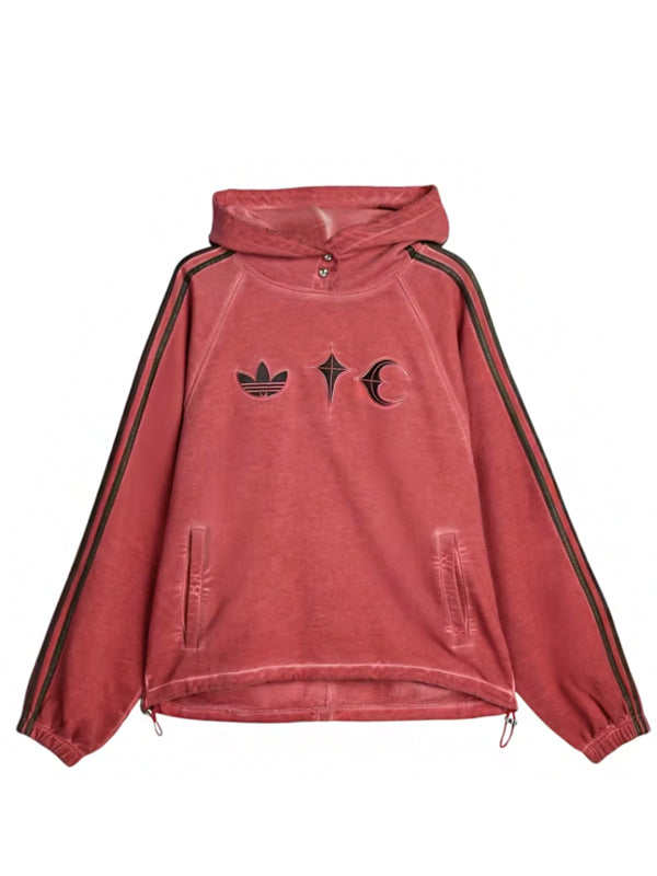Thug Club x adidas Moletom Power Red