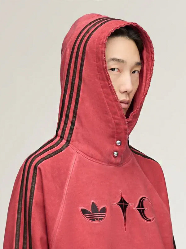 Thug Club x adidas Moletom Power Red
