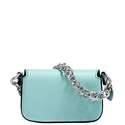 Tiffany x FENDI Nano Baguette in Tiffany Blue Leather with Sterling Silver