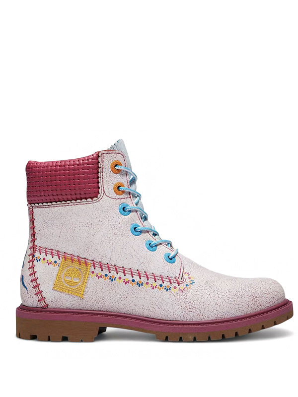 Timberland 6 Premium Boot Dia de Muertos White