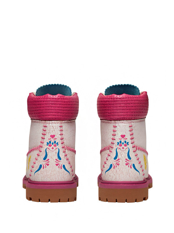 Timberland 6 Premium Boot Dia de Muertos White