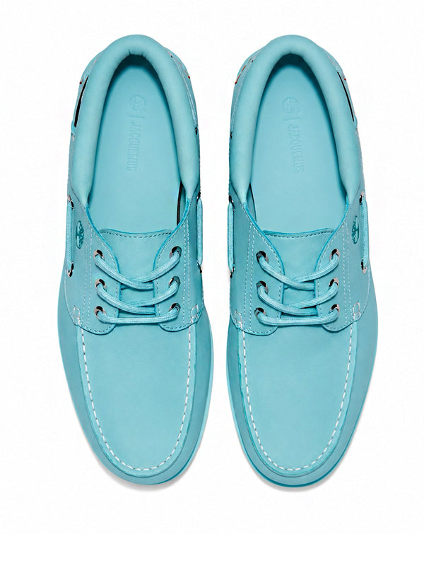 Timberland 3-Eye Classic Lug Boat Shoe Jacquemus Aqua Nubuck