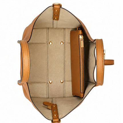 T Timeless Shopping Bag in Leather Mini