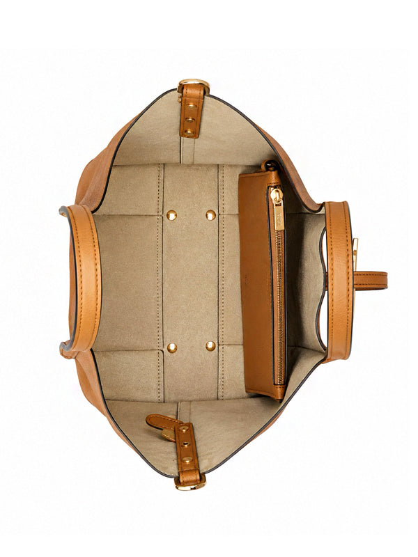 T Timeless Shopping Bag in Leather Mini