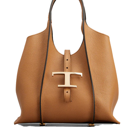 T Timeless Shopping Bag in Leather Mini