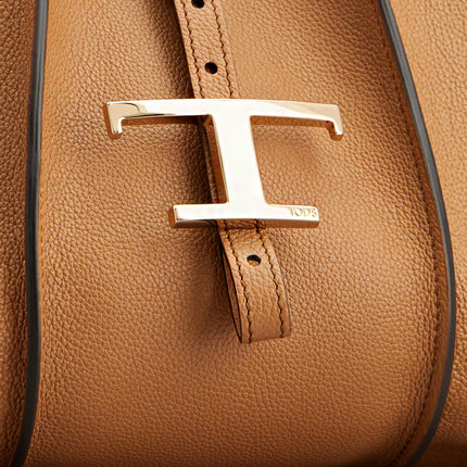 T Timeless Shopping Bag in Leather Mini