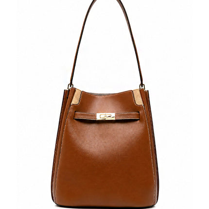 Tory Burch Bolsa bucket Lee Radziwill de couro
