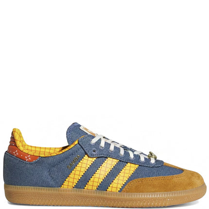 Toy Story x adidas Samba OG Woody Blue Tan Yellow