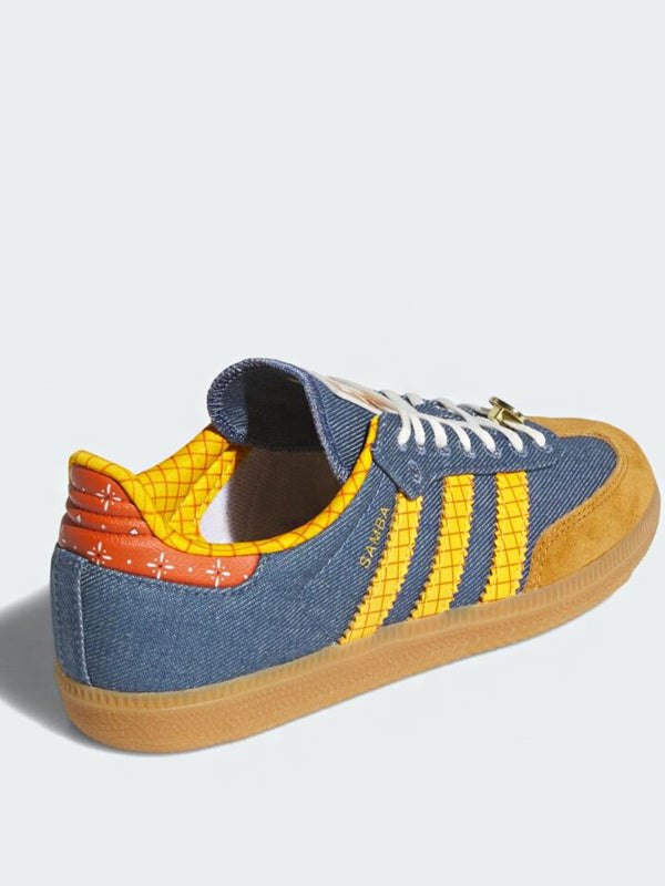 Toy Story x adidas Samba OG Woody Blue Tan Yellow