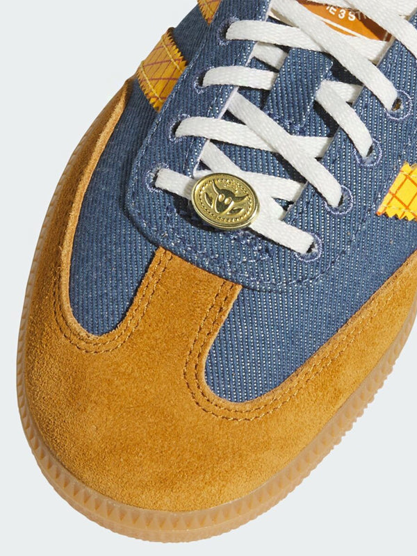 Toy Story x adidas Samba OG Woody Blue Tan Yellow