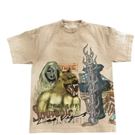 Travis Scott Bazaar Souvenir Tee Brown
