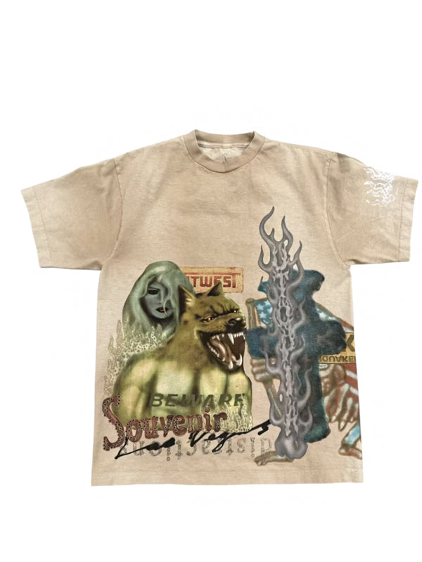 Travis Scott Bazaar Souvenir Tee Brown