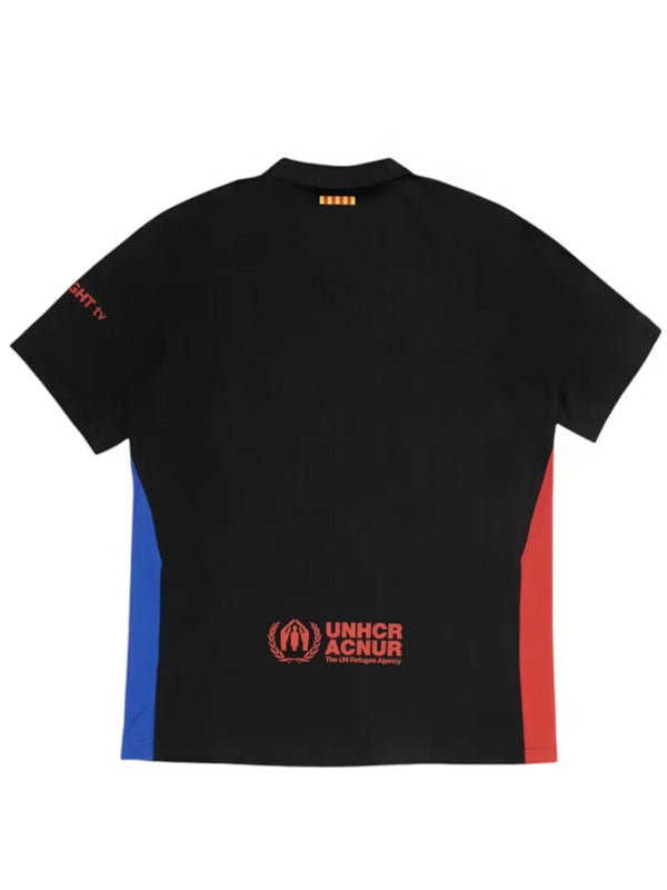 Travis Scott x FC Barcelona 2024/25 Match Away Cactus Jack Jersey Black