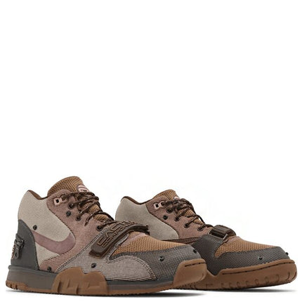 Travis Scott x Nike Air Trainer Archeo Brown and Rusty Pink