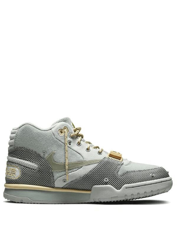 Travis Scott x Nike Air Trainer Grey Haze and Dusty Sage