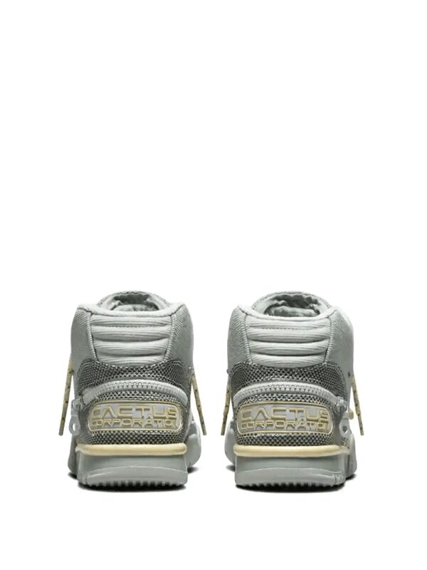 Travis Scott x Nike Air Trainer Grey Haze and Dusty Sage
