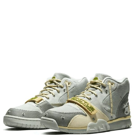 Travis Scott x Nike Air Trainer Grey Haze and Dusty Sage
