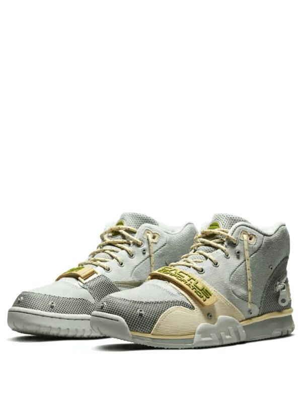 Travis Scott x Nike Air Trainer Grey Haze and Dusty Sage