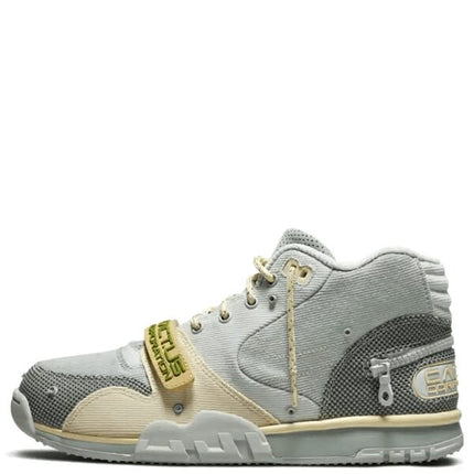 Travis Scott x Nike Air Trainer Grey Haze and Dusty Sage