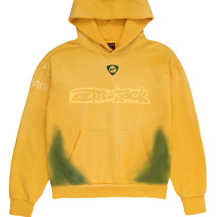 Travis Scott Cactus Jack x Nike Brasil Total 90 Hoodie Yellow