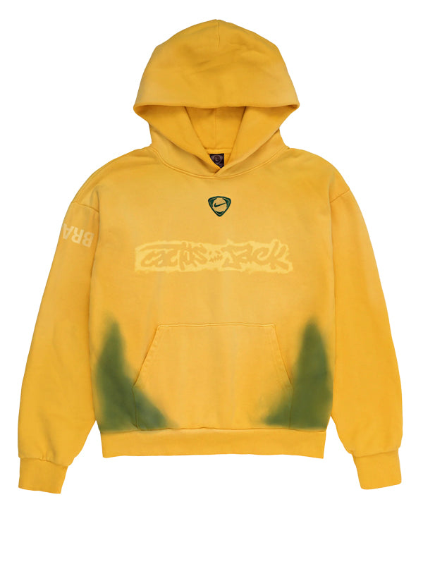 Travis Scott Cactus Jack x Nike Brasil Total 90 Hoodie Yellow