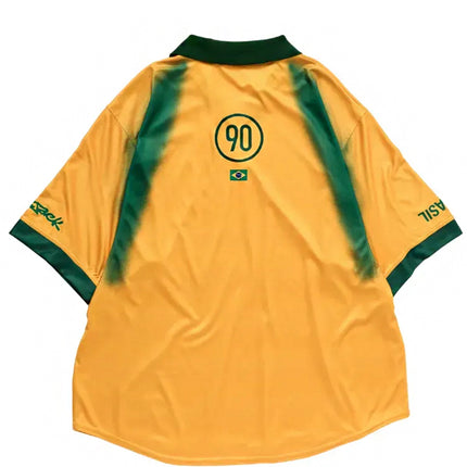 Cactus Jack x Nike Camiseta Brasil Total 90 Retro Jersey Yellow